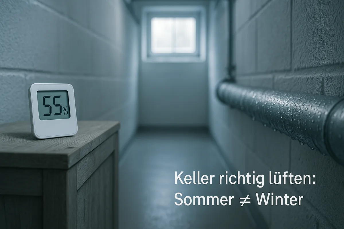 Keller richtig lüften: Sommer ≠ Winter