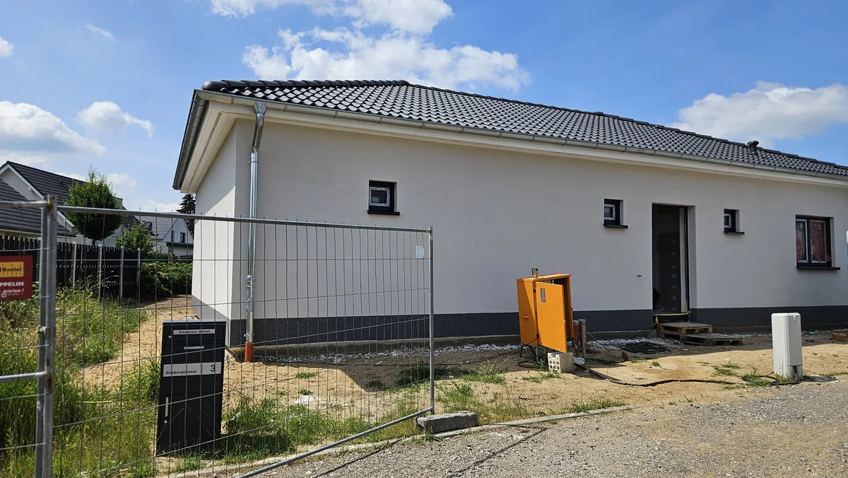 Blower-Door-Test vor der Wärmepumpe
