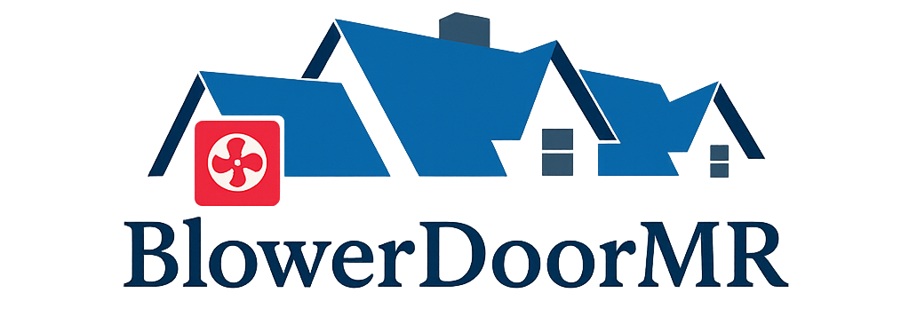 BlowerDoor Logo – Gebäudedichtheitsprüfung