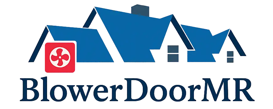 BlowerDoorMR Logo – Luftdichtheitsprüfung & Energieeffizienz im Gebäude